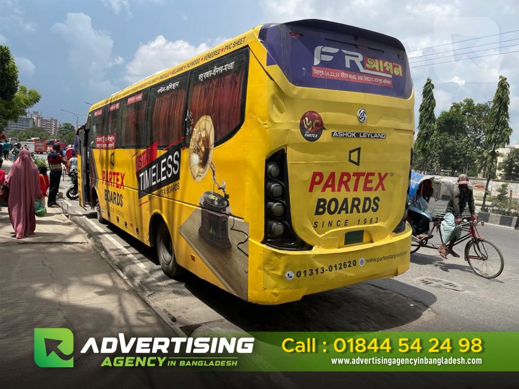 Best Car Bus Sticker design branding Advertising Bangladesh