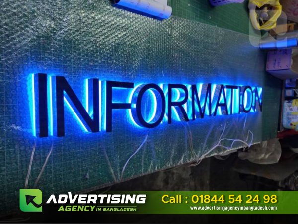 3D Acrylic Letter LED Sign ACP Board