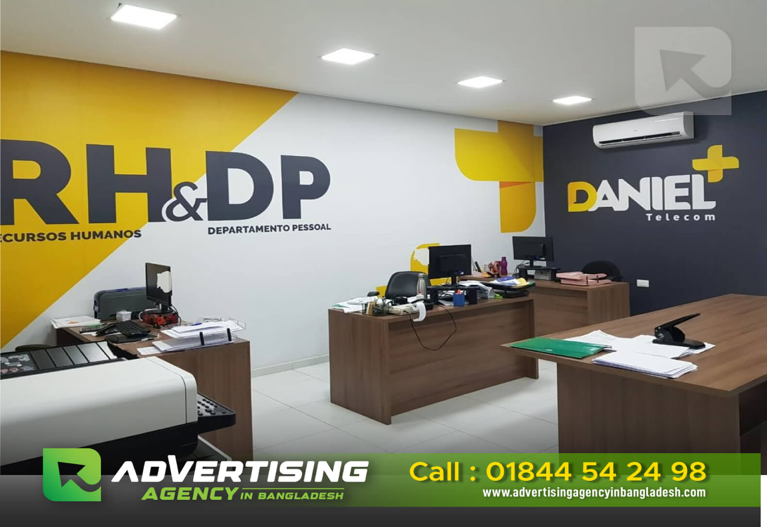 Office Interior WallPaper Design Service in Bangladesh